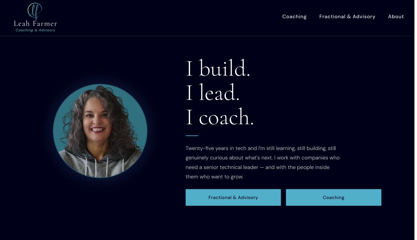 Leah Farmer coaching website